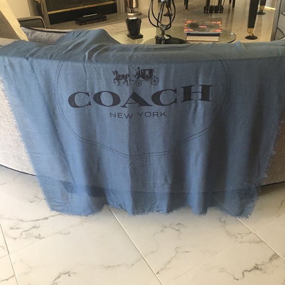 Coach Accessories - Coach New York shawl wrap scarf Coach Accessories - Coach New York shawl wrap scarf